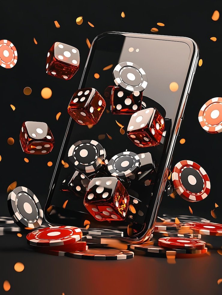 Antarmuka permainan Gaple Online di okta388 dengan kartu domino digital
